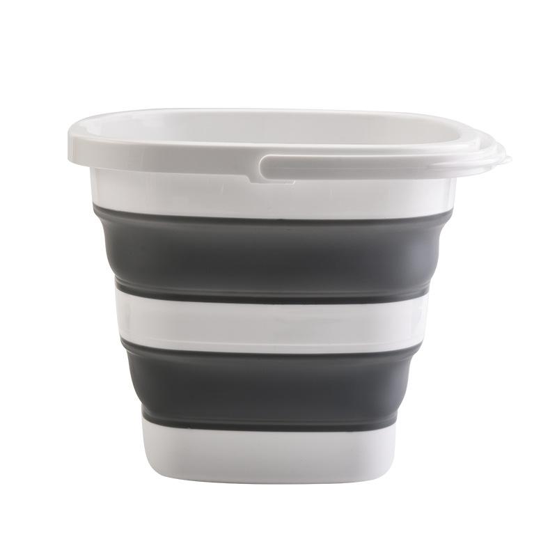 Outdoor Foldable Bucket Portable Plastic Bucket Collapsible Camping Fishing Buckets Car Wash Bucket Household Items