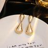Modern Design Teardrop Earrings Simple Fashion Oval Drop Earrings Geometric Earrings  Girl