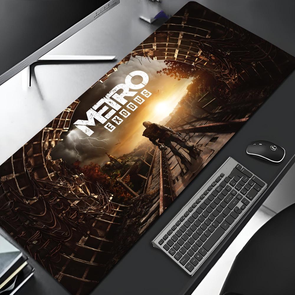 Metro Exodus Печать Коврик для мыши Край Большой Игровой Блокировка Компьютер Игрок Большой Резина Искусство DIY Печать Коврик для мыши Ноутбук Настольный коврик