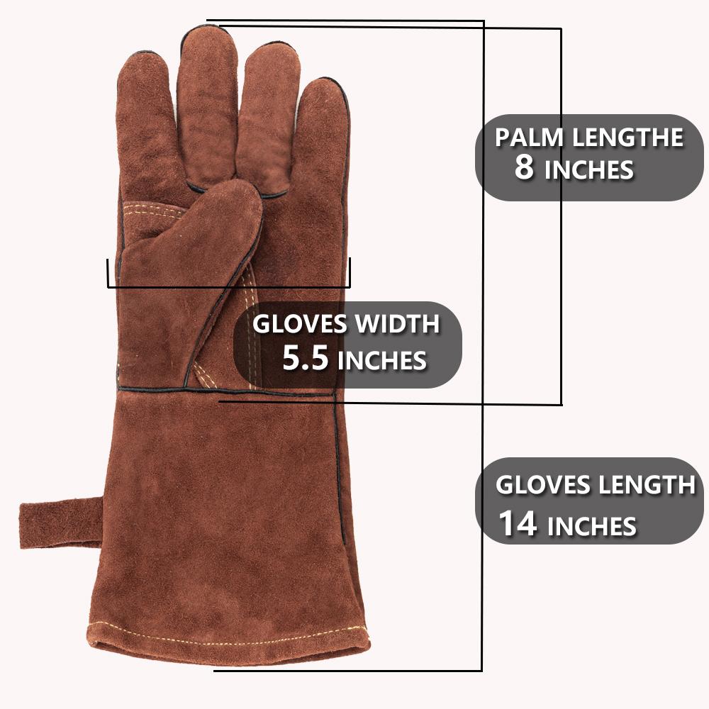14-дюймовые перчатки для сварки Tig Guantes Soldador Tig Сварочные перчатки luvas de Solador Tig