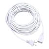 Power Extension Cord Extension Cable Outdoor Power Extension Wire 2000W Length 2m/3m/5m/10m/15m For Work Indoors Outdoor 2-core PVC Material Rainproof