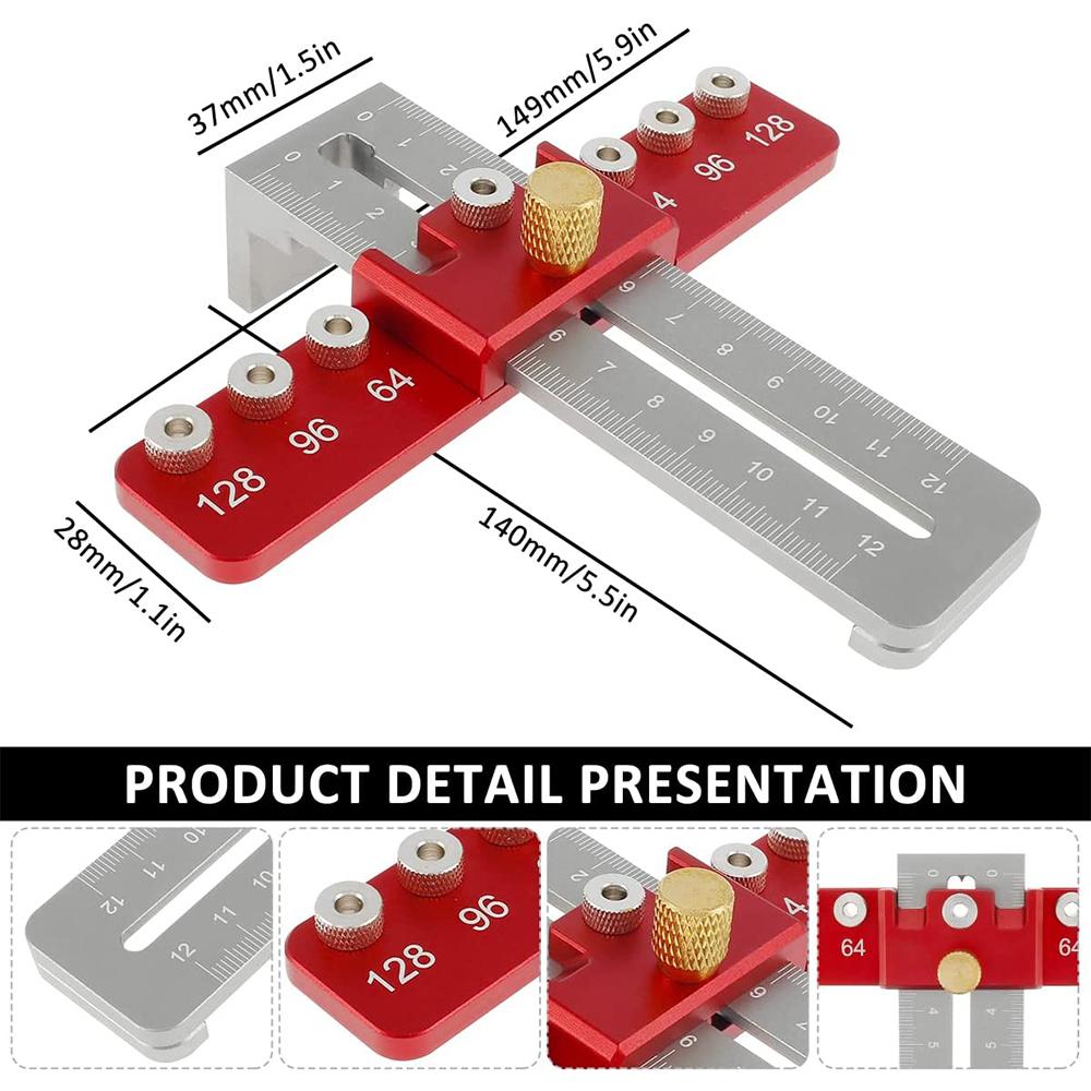 Новый регулируемый шаблон для установки мебельных ручек для ручек-скоб на дверцы и ящики