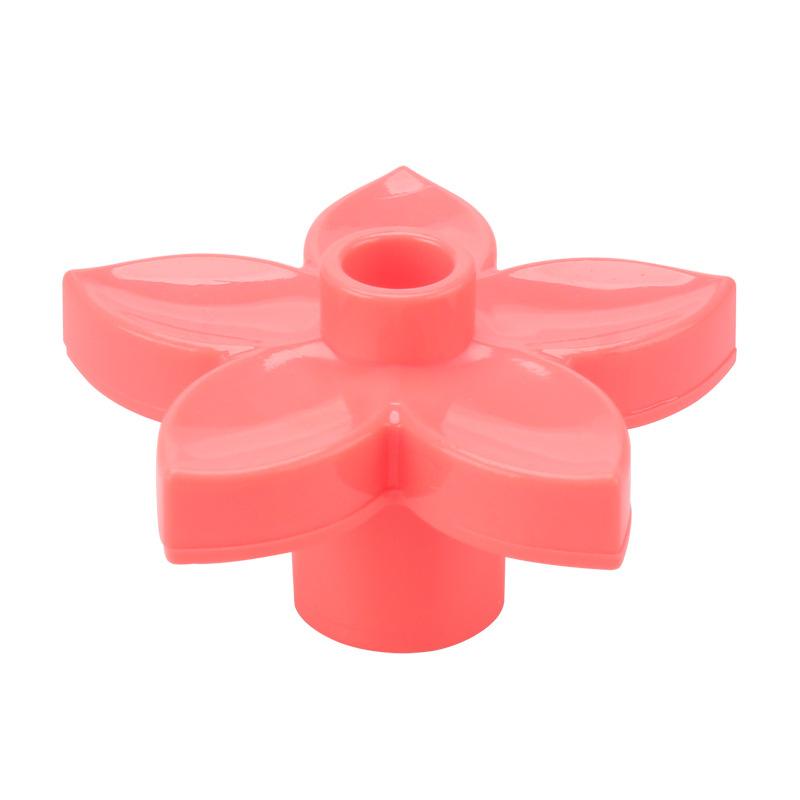 4 шт. Большой строительный блок Серия лесных растений Цветок Трава Дерево Наружное украшение Уличные аксессуары Совместимые сцены Игрушка для ребенка