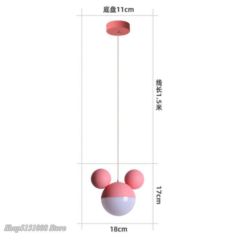 Светодиодный мультяшный подвесной светильник для детской комнаты, милый мальчик, девочки, защита глаз, подвесная лампа, освещение для спальни принцессы