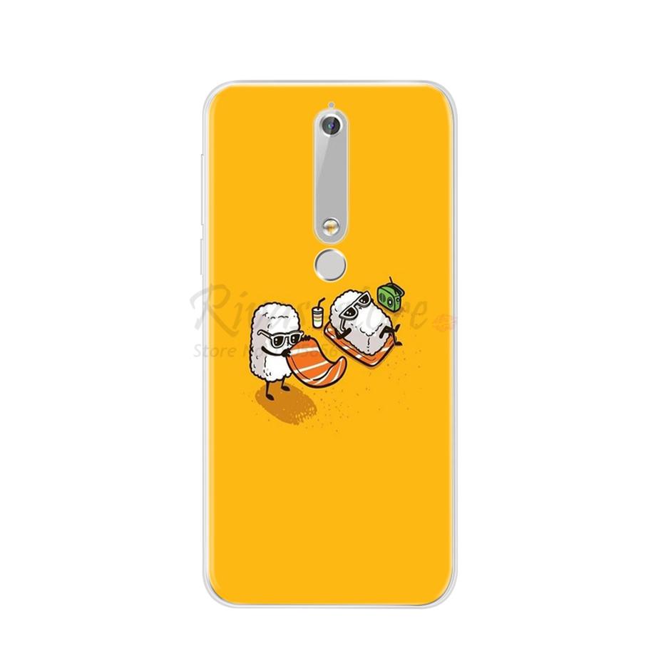 For Nokia 6.1 Nokia6.1 Phone Case Soft TPU Silicone Case For Nokia 6.1 2018 / For Nokia 6 2018 TA-1068 TA-1043 Case Back Cover