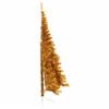 VidaXL Demi Artificial Christmas Tree with Golden Stand 240 Cm PET 344694