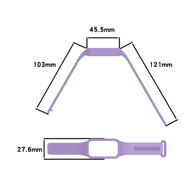 Силиконовый ремешок + защитная пленка для Xiaomi Mi Band 9 Active / Redmi Band 3 Ремешок Сменные ремешки Аксессуары
