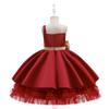 Girl Tutu Flower Dress For Girls Winter Clothing Children Christmas Birthday Party Princess Gown Dresses Kids Bead Tutu Costume