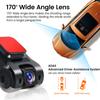 Car Android Navigator USB HD 720P 170° DVR Driving Recorder Media Comes with ADAS Driving Assistance Function Recorder Night