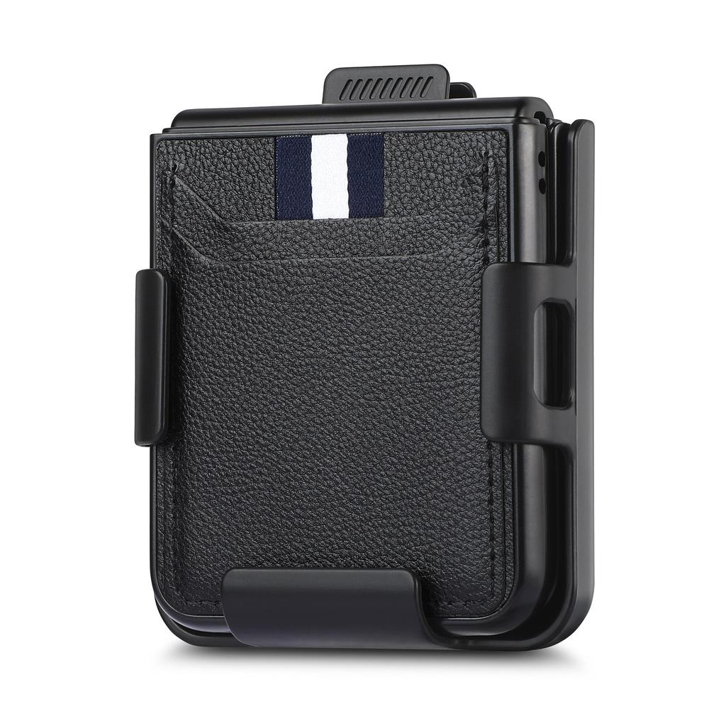 Кожаный чехол с зажимом для ремня для Samsung Galaxy Z Flip 4 Flip3 Flip4 Flip 3 Zflip4 5G, чехол для мобильного телефона