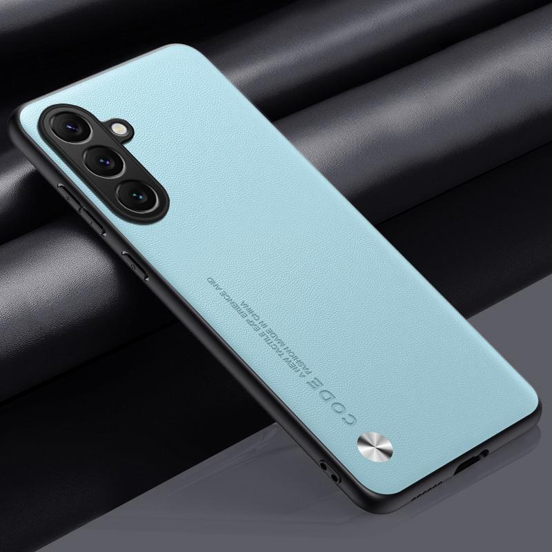 Роскошный чехол из искусственной кожи для Samsung Galaxy A55 5G, задняя крышка, противоударный чехол из ТПУ силикона с полной защитой для Samsung A35