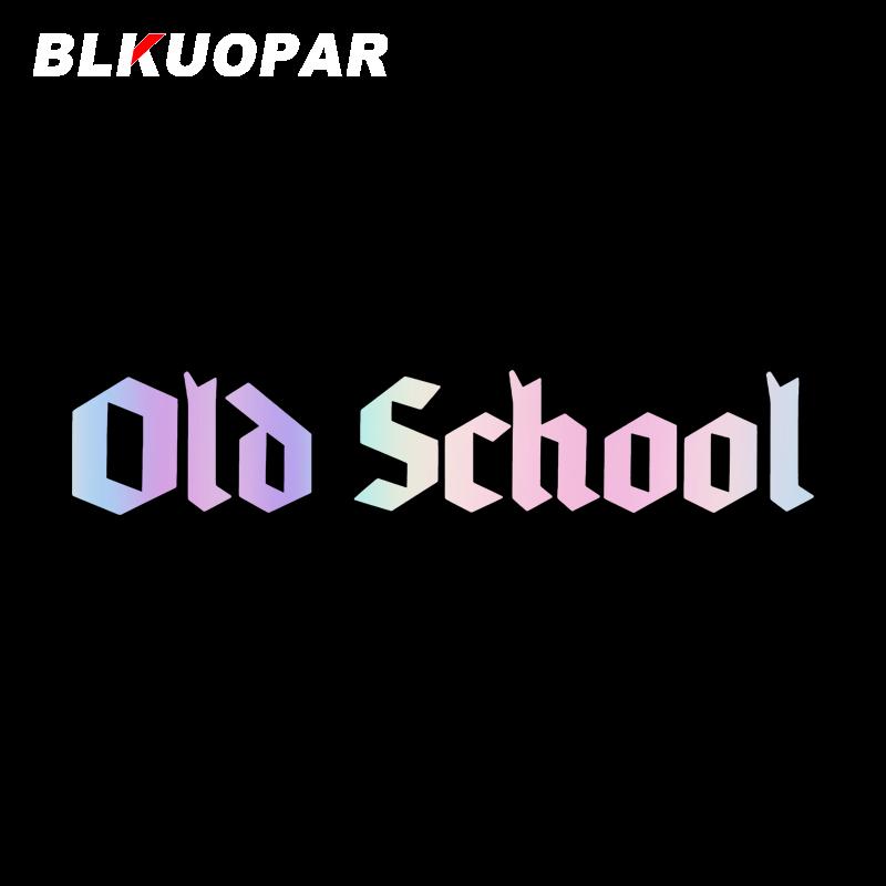 BLKUOPAR для Старых Школьных Наклеек на Автомобиль Модные Простые Наклейки Водонепроницаемые Защита от Солнца Окна Фургон Мотоцикл Декор Стайлинг Автомобиля
