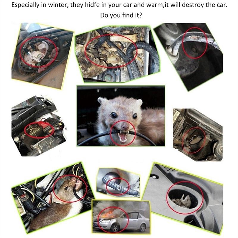 Car Rat Repeller Smart Ultrasonic Electronic Mouse Repeller
