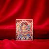 Тибетские Восемь Защитников Киноварь Минеральный Песок Тханка Живопись Ядро 4X5 - Будда Года Рождения