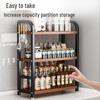 Compact Kitchen Countertop Spice and Condiment Rack