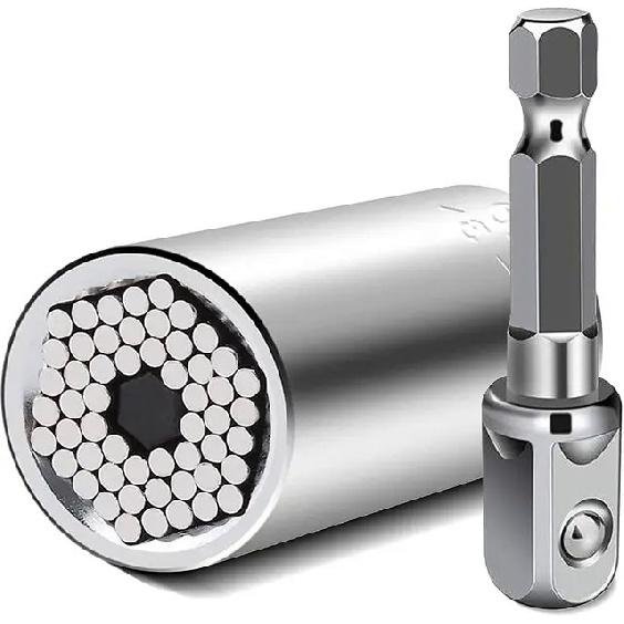 Универсальный динамометрический ключ 7-19 мм, торцевая головка, многофункциональная головка, портативный набор ручных инструментов, набор гаечных втулок, ремонтный комплект