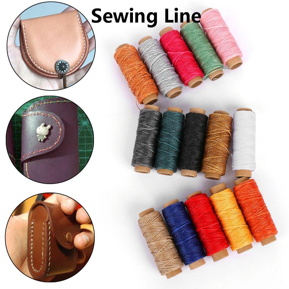 50Meters 150D Hand Stitching DIY Handicraft Sewing Line Cord Waxed Thread Leather