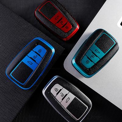 Кожаный чехол для ключей из ТПУ для Toyota Prius Camry Corolla C-HR CHR RAV4 Prado 2018, аксессуары, брелок