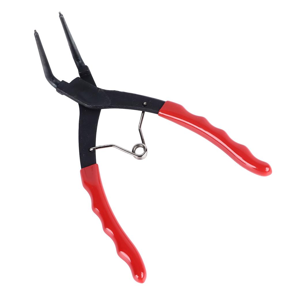 Плоскогубцы для стопорных колец Сверхмощные Внутренние Изогнутые 90 Градусов Длинные 7 дюймов Углеродистая сталь Подпружиненные