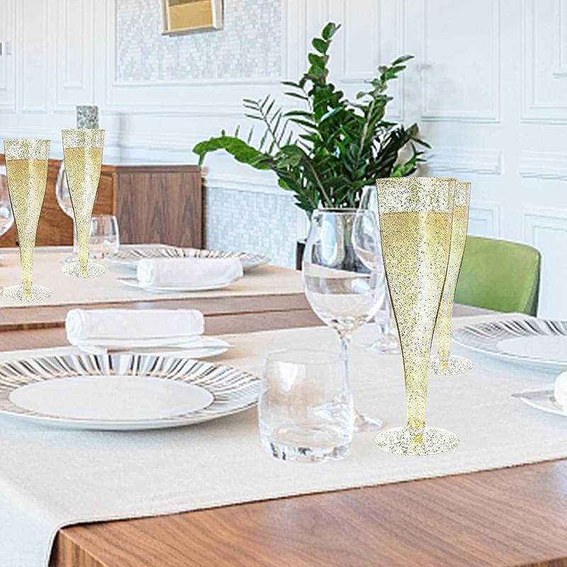 6шт одноразовые пластиковые бокалы для вина, коктейли, шампанское, вино, стаканы для стеклянных флейт