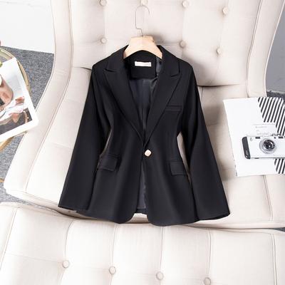 Осенний новый стиль однобортный приталенный пиджак для женщин, повседневный пиджак для женщин