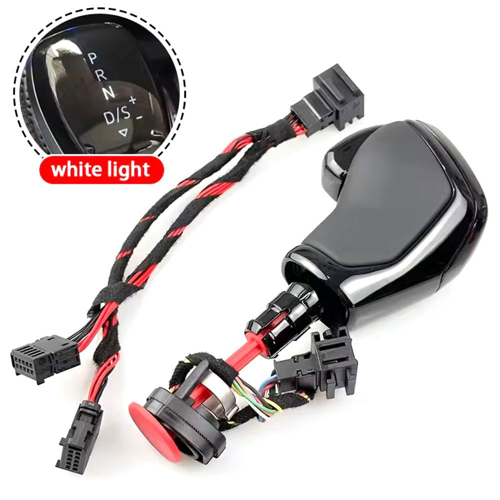 Светодиодная электронная ручка с подсветкой, ручка переключения передач для VW Golf MK6 MK7, автоматическая коробка передач, селектор, автомобильная запчасть