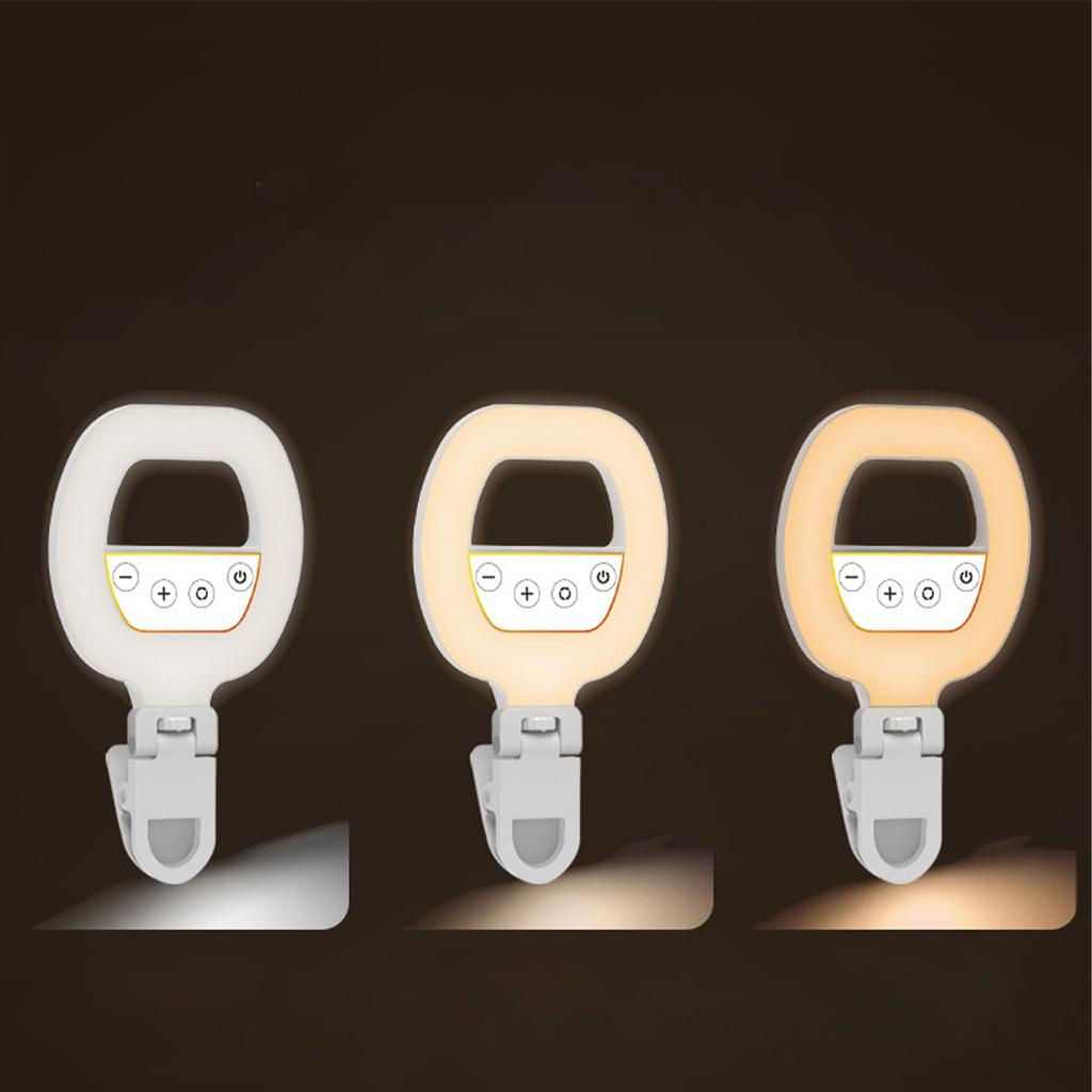 W60 заполняющий свет для мобильного телефона портативный зажим для селфи для мобильного телефона зарядное кольцо красота карманный заполняющий свет для селфи