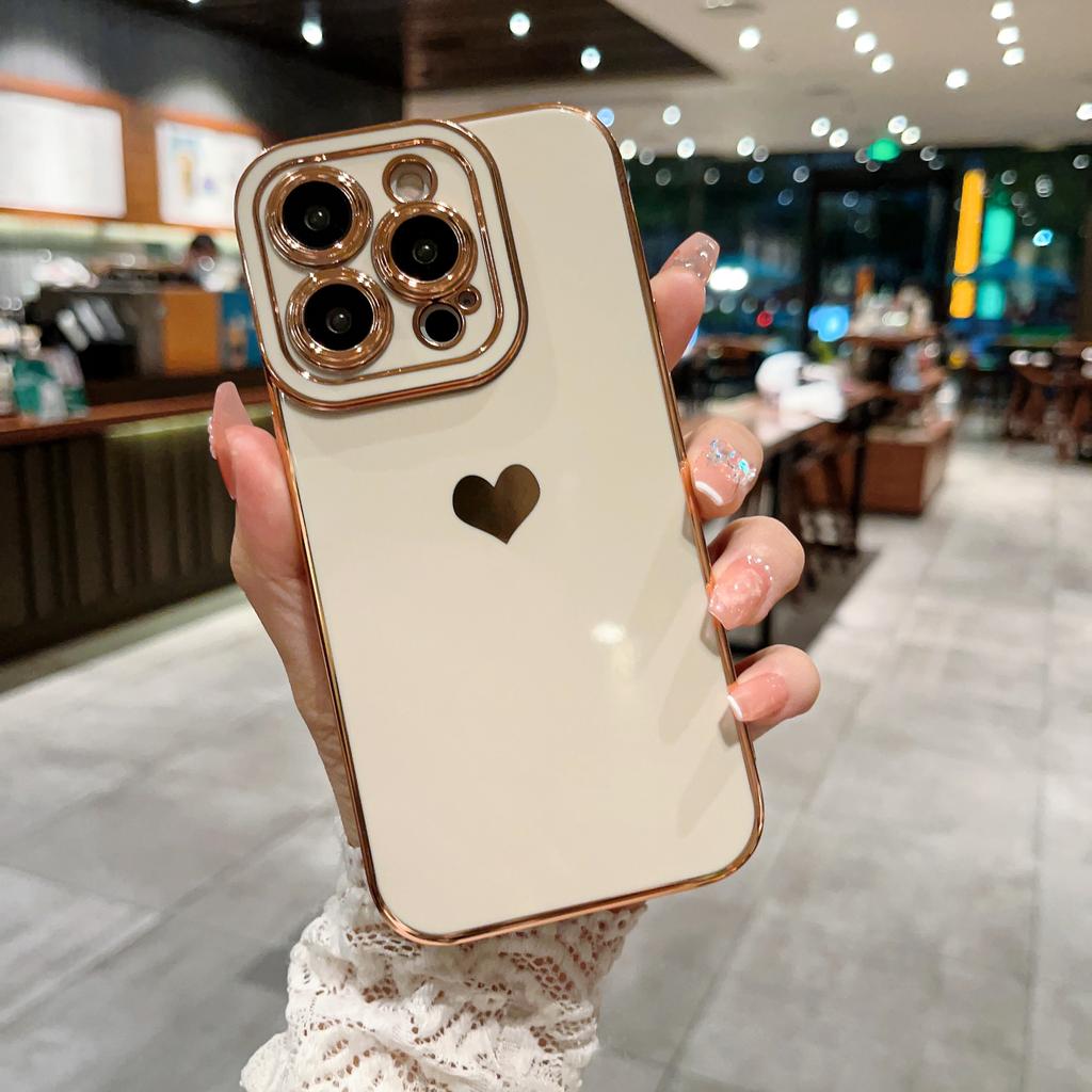 Чехол для телефона Love Heart для iPhone 15 14 13 12 11 Pro Max Plus, силиконовые чехлы для iPhone 7 8 Plus X XS Max XR SE 2 3 2020 2022, защитная задняя крышка