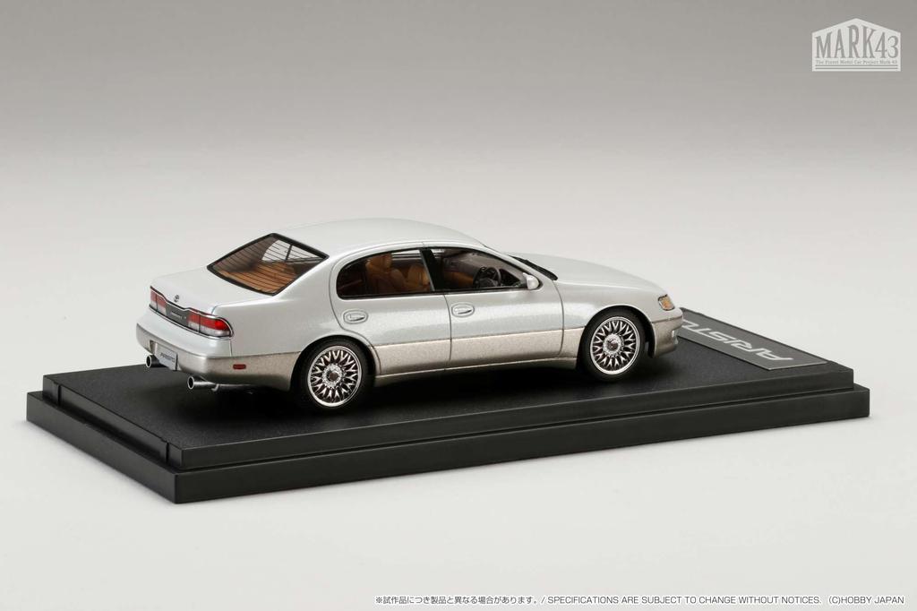 MARK43 Scale Toyota Aristo Custom Warm Gray Pearl Mica Toning Finished Model 1/43 3.0V (JZS147) Version, G,