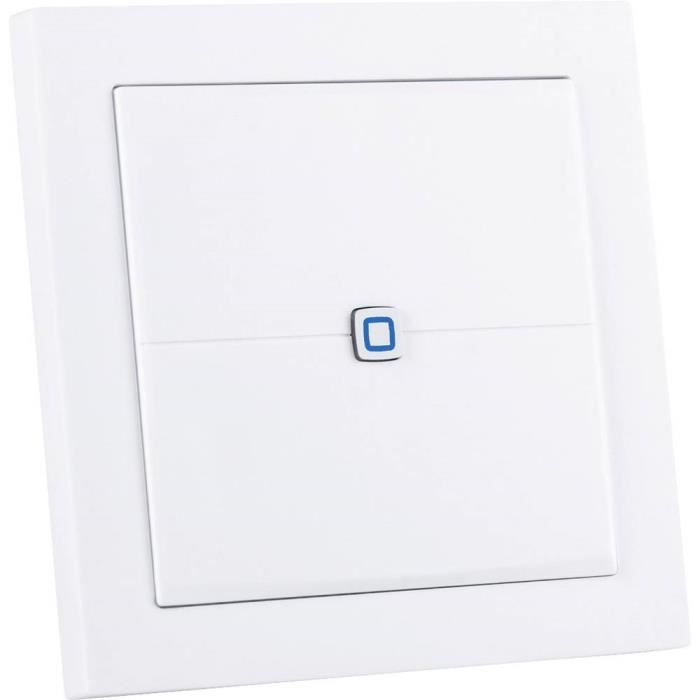 Interrupteur Mural Sans Fil Homematic IP - HmIP-WRCC2 - 2 Boutons - Blanc