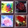 Huacan DIY 5D Алмазная вышивка мозаика цветок картина роза вышивка крестиком домашний декор