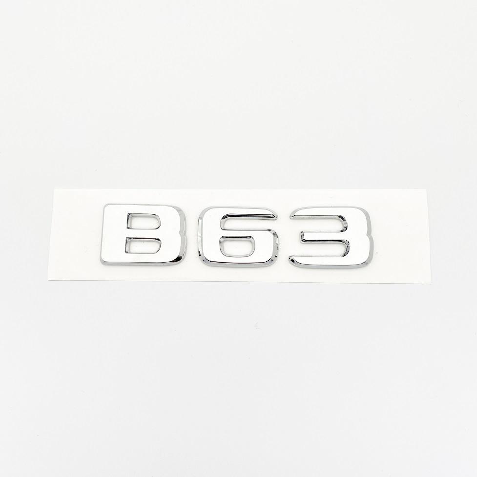 550G 4X4 850 550 D35 B40 D6S B63 3D Letters Chrome Silver Emblem Sticker For W464 Series Car Fender Trunk Rear Badge Sticker