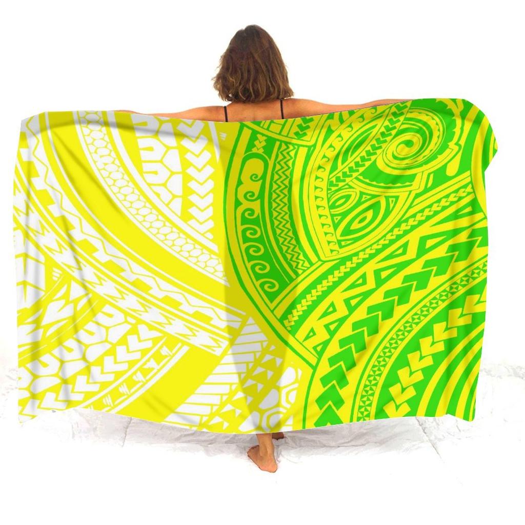 Новый высококачественный индивидуальный дизайн в стиле искусства островов Тихого океана Лавалава женский летний пляжный саронг-шаль модный шарф юбка-обертка для купальника
