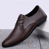2022 Men'S Shoes Newest Genuine Leather Casual Shoes Men Oxfords British Simple Man Shoes Luxury Business Formal Wedding Male Flats
