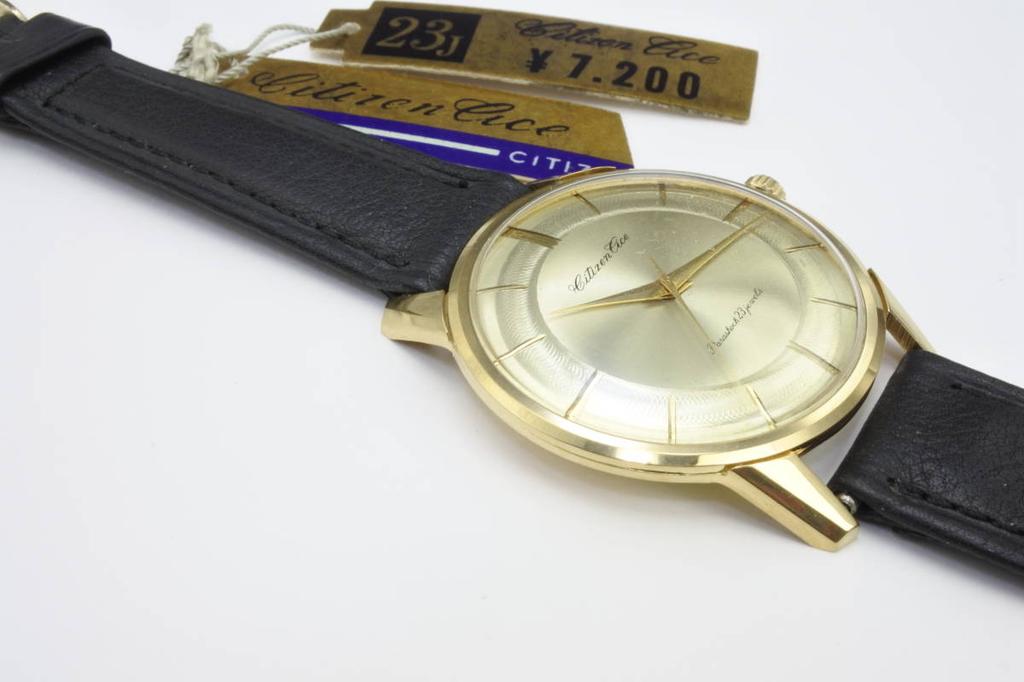 Citizen Пункт 1965 Ace CGP 23 камня ручного завода наручные часы с item мужскими бирками, циферблатом