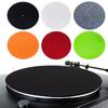 Audiophile 3mm Thick Felt Turntable Platter Mat Anti-Vibration Slipmat for LP Vinyl Record Players