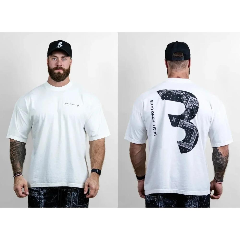Oversized T Shirts CBUM Shirts Workout T-shirts Merch Camiseta Thavage Men Clothing Gym Cbum Fitness Polera Chris Bumstead Raw