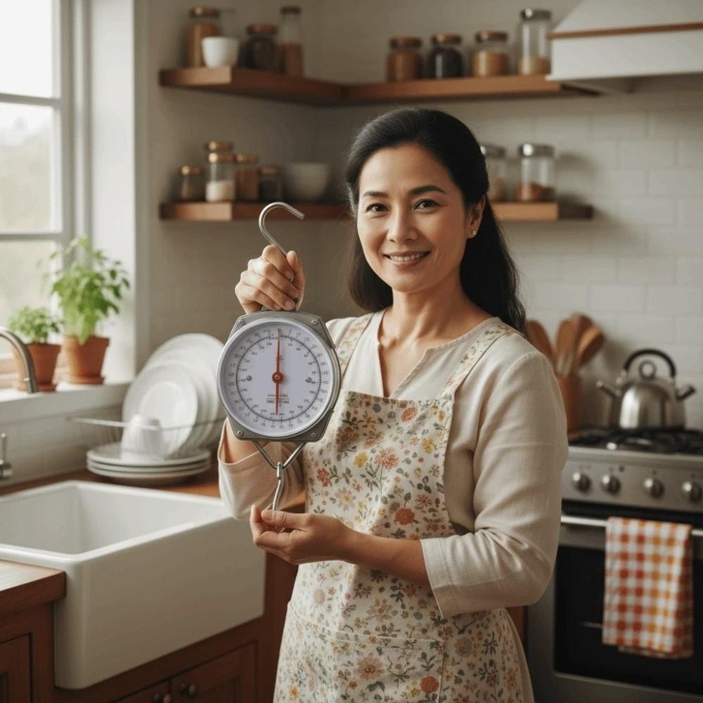 with Hanging Hook Mechanical Hanging Scales Portable Weighing Apparatus Luggage Scale Foods