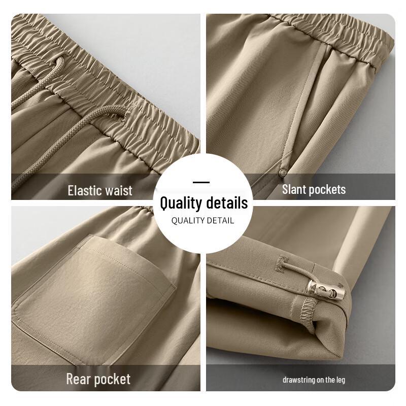 VANCL Men's Loose Straight-Leg Casual Cargo Pants