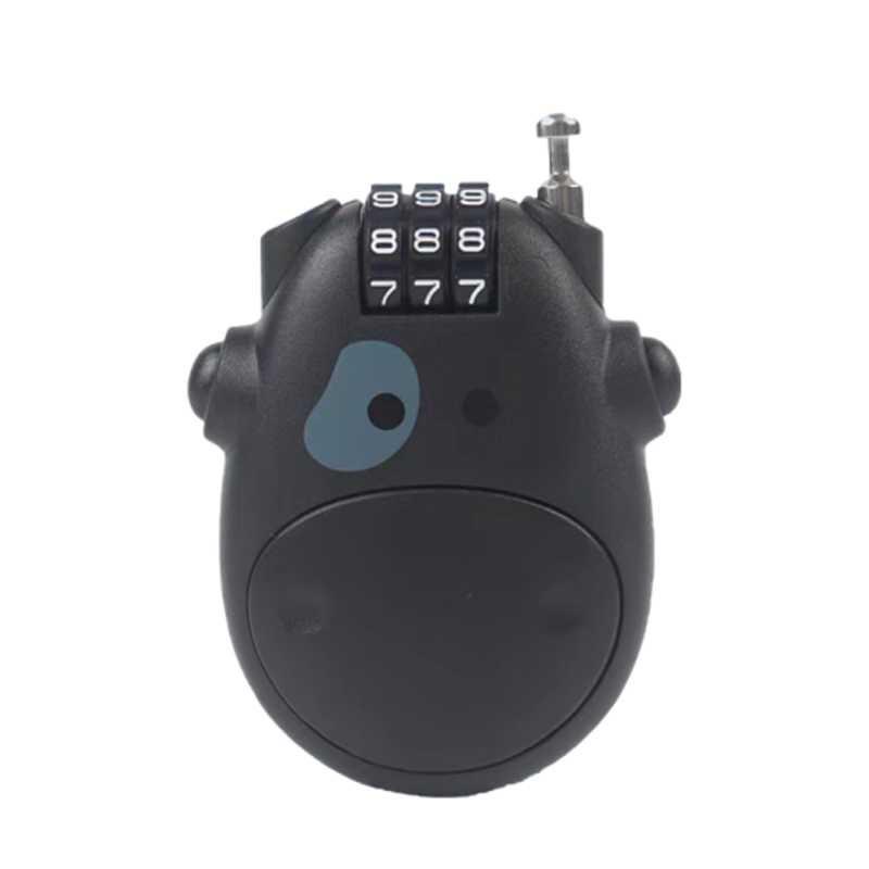 Универсальный электрический замок для шлема с крючком для ключей для безопасности мотоцикла