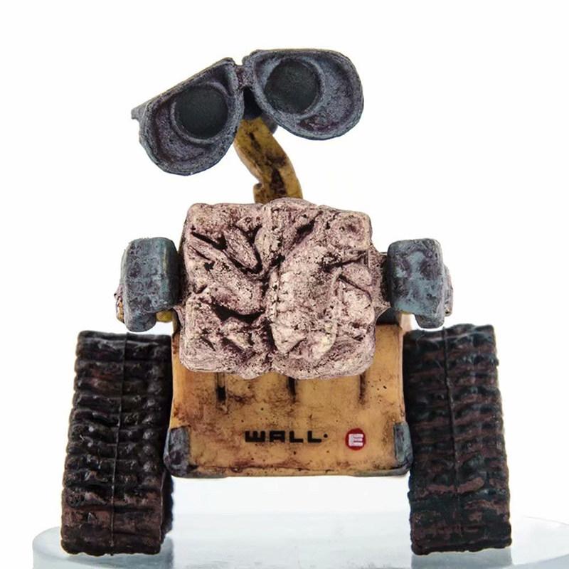 Мультяшный Аниме Wall.E Серия "Движущийся Камень" Настольное Украшение Мини-Фигурка В Упаковке Аниме-Аксессуары Подходит Для Подарка