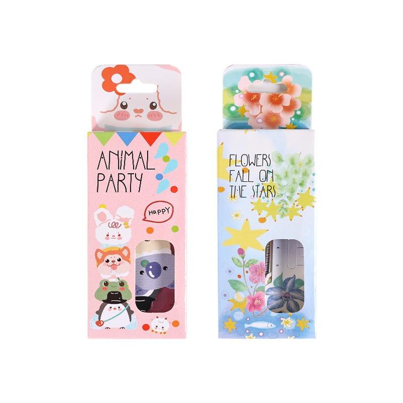 Cute Animal Bookmarks Paper Ruler for Kids Birthday Party Favor Classroom Prize Back To School Stationery Children Gift