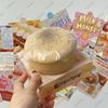 Муссовый Торт Сквиши Игрушка Медленно Поднимающаяся Коричневый Сахар Мусс Квадратный Торт Медленный Отскок Сжимаемая Игрушка Антистресс Снятие Напряжения Руки Расслабление Подарок