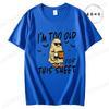 Sarcastic Sheet Ghost Funny Halloween Print T-Shirts, Casual Short Sleeve T-Shirt for Spooky Season, Women's T-Shirt Clothing