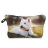 Women Dog Print Cosmetic Bag Toiletries Organize Travel Storage Case 6774