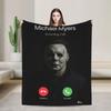Michael Myers Halloween  Blankets  Picnic Flannel Throw Blanket For Couch Bed Soft Customized Quality Bedspread Birthday Gift