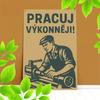 Металлическая декоративная картина - Ретро-дизайн