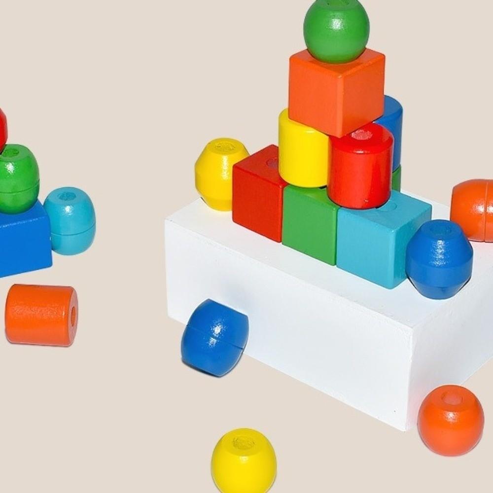 Colorful Wooden Toys Wooden Material Early Educational Toys Color Cognition Toy Preschool Learning