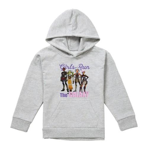Star Wars: Ahsoka Childrens/Kids The Galaxy Characters Heather Pullover Hoodie