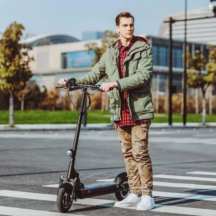 Scooter électrique JOYOR Y6-S -- Moteur 500 W - Batterie 48 V-18 Ah - Pneus 10 pouces - Noir